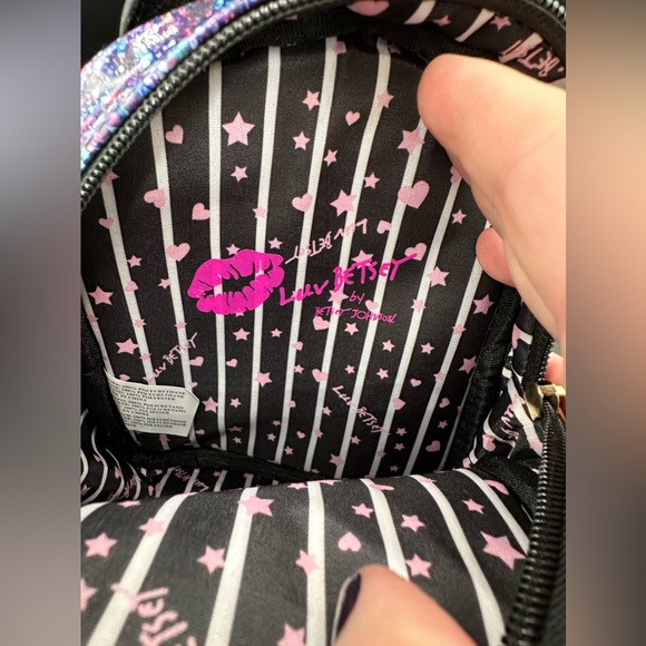 New betsey johnson Mini Sparkling Wings Backpack - Picture 6 of 10